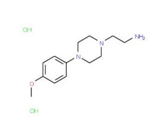 2-[4-(4-methoxyphenyl)piperazin-1-yl]ethan-1-amine dihydrochloride - chemical structure image
