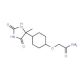 2-[4-(4-Methyl-2,5-dioxo-imidazolidin-4-yl)-phenoxy]-acetamide - chemical structure image