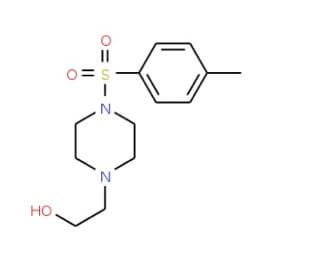 2-[4-[4-(Methylsulfonyl)phenyl]piperazin-1-yl]-ethanol (CAS 16017-64-4) - chemical structure image