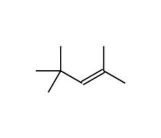 2,4,4-Trimethyl-2-pentene (CAS 107-40-4) - chemical structure image