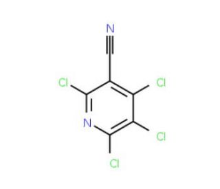 2,4,5,6-Tetrachloro-nicotinonitrile (CAS 17824-82-7) - chemical structure image