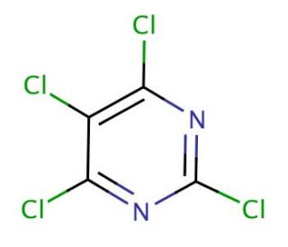 2,4,5,6-Tetrachloropyrimidine (CAS 1780-40-1) - chemical structure image