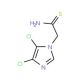 2-(4,5-Dichloro-1H-imidazol-1-yl)ethanethioamide (CAS 175201-50-0) - chemical structure image
