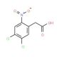 2-(4,5-Dichloro-2-nitrophenyl)acetic acid (CAS 37777-90-5) - chemical structure image