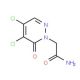 2-(4,5-dichloro-6-oxo-1,6-dihydropyridazin-1-yl)acetamide - chemical structure image
