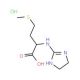 2-(4,5-Dihydro-1H-imidazol-2-ylamino)-4-methylsulfanyl-butyric acid hydrochloride - chemical structure image