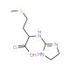 2-(4,5-Dihydro-1H-imidazol-2-ylamino)-4-methylsulfanyl-butyric acid - chemical structure image
