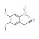 2-(4,5-Dimethoxy-2-nitrophenyl)acetonitrile (CAS 17354-04-0) - chemical structure image