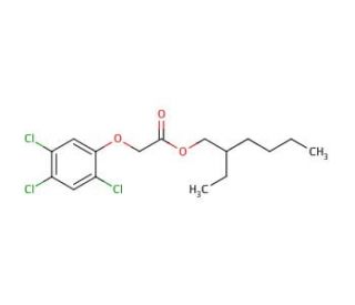 2,4,5-T-2-ethylhexyl ester (CAS 1928-47-8) - chemical structure image