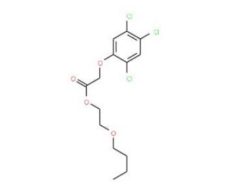 2,4,5-T butoxyethyl ester (CAS 2545-59-7) - chemical structure image