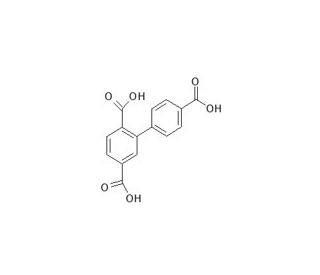 2,4,5-Tricarboxybiphenyl (CAS 34196-40-2) - chemical structure image