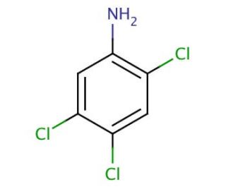 2,4,5-Trichloroaniline (CAS 636-30-6) - chemical structure image