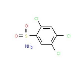 2,4,5-Trichlorobenzenesulfonamide (CAS 29092-27-1) - chemical structure image