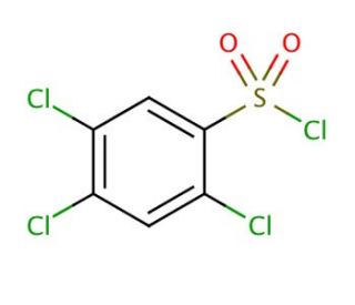 2,4,5-Trichlorobenzenesulfonyl chloride (CAS 15945-07-0) - chemical structure image