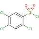 2,4,5-Trichlorobenzenesulfonyl chloride (CAS 15945-07-0) - chemical structure image