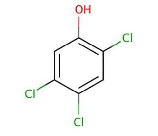 2,4,5-Trichlorophenol (CAS 95-95-4) - chemical structure image