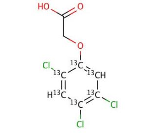 2,4,5-Trichlorophenoxyacetic Acid-13C6 - chemical structure image