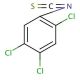 2,4,5-Trichlorophenyl isothiocyanate (CAS 23165-46-0) - chemical structure image