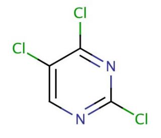 2,4,5-Trichloropyrimidine (CAS 5750-76-5) - chemical structure image