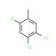 2,4,5-Trichlorotoluene (CAS 6639-30-1) - chemical structure image
