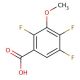 2,4,5-Trifluoro-3-methoxybenzoic acid (CAS 112811-65-1) - chemical structure image
