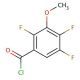 2,4,5-Trifluoro-3-methoxybenzoyl chloride (CAS 112811-66-2) - chemical structure image