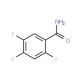 2,4,5-Trifluorobenzamide (CAS 98349-23-6) - chemical structure image