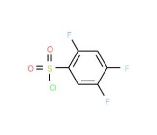 2,4,5-Trifluorobenzenesulphonyl chloride (CAS 220227-21-4) - chemical structure image