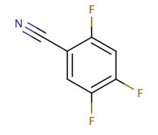 2,4,5-Trifluorobenzonitrile (CAS 98349-22-5) - chemical structure image