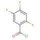 2,4,5-Trifluorobenzoyl chloride (CAS 88419-56-1) - chemical structure image