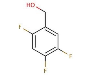 2,4,5-Trifluorobenzyl alcohol (CAS 144284-25-3) - chemical structure image