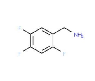 2,4,5-Trifluorobenzylamine (CAS 168644-93-7) - chemical structure image