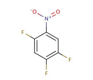 2,4,5-Trifluoronitrobenzene (CAS 2105-61-5) - chemical structure image