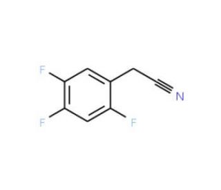2,4,5-Trifluorophenylacetonitrile (CAS 220141-74-2) - chemical structure image