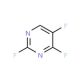 2,4,5-Trifluoropyrimidine (CAS 17573-79-4) - chemical structure image