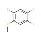 2,4,5-Trifluorothioanisole (CAS 54378-74-4) - chemical structure image