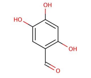 2,4,5-Trihydroxybenzaldehyde (CAS 35094-87-2) - chemical structure image