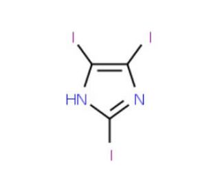 2,4,5-Triiodo-1H-imidazole (CAS 1746-25-4) - chemical structure image