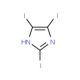 2,4,5-Triiodo-1H-imidazole (CAS 1746-25-4) - chemical structure image