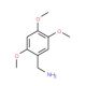 2,4,5-Trimethoxy-benzylamine (CAS 154584-98-2) - chemical structure image