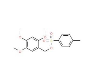 2,4,5-trimethoxybenzyl 4-methylbenzenesulfonate - chemical structure image