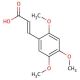 2,4,5-Trimethoxycinnamic acid 的分子结构, CAS编号: 24160-53-0 2,4,5-Trimethoxycinnamic acid (CAS 24160-53-0) - chemical structure image