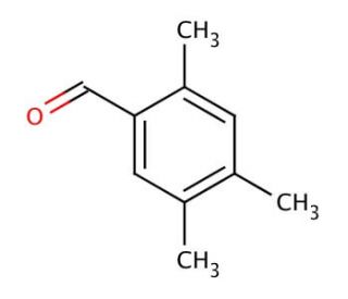 2,4,5-Trimethylbenzaldehyde (CAS 5779-72-6) - chemical structure image