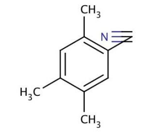 2,4,5-Trimethylbenzonitrile (CAS 58260-83-6) - chemical structure image
