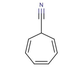 2,4,6-Cycloheptatriene-1-carbonitrile (CAS 13612-59-4) - chemical structure image