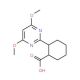 2-(4,6-Dimethoxypyrimidin-2-yl)cyclohexane-carboxylic acid (CAS 633320-99-7) - chemical structure image