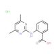 2-(4,6-Dimethyl-pyrimidin-2-ylamino)-benzoic acid hydrochloride - chemical structure image