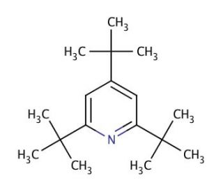 2,4,6-Tri-tert-butylpyridine (CAS 20336-15-6) - chemical structure image