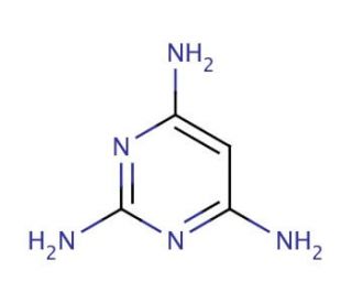2,4,6-Triaminopyrimidine (CAS 1004-38-2) - chemical structure image