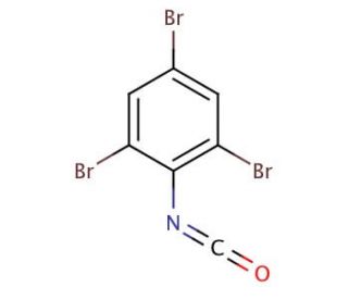 2,4,6-Tribromophenyl isocyanate (CAS 826-97-1) - chemical structure image